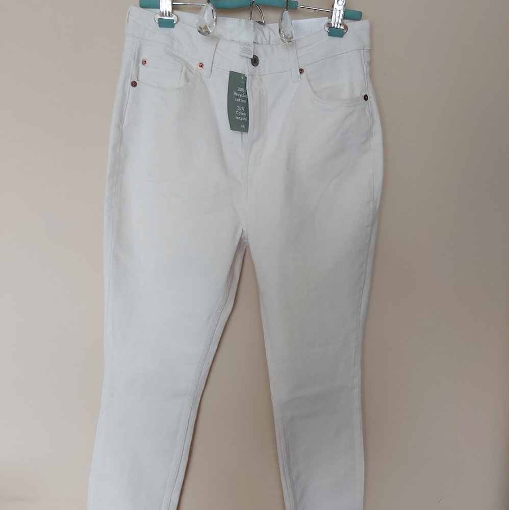 H&M Cream colored Jeans **NEVER WORN**